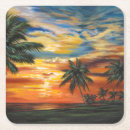 Search for sunsets coasters Palm tree