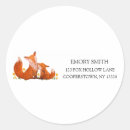 Search for fox family stickers Woodland animals