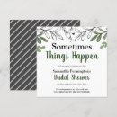 Search for happening invitations Change of plans