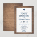 Search for rustic first communion invitations Woodland
