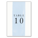 Search for sky blue table cards Simple