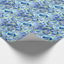 Search for sea life wrapping paper Purple