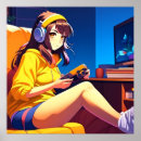 Search for headphones posters Anime