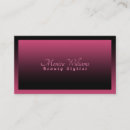 Search for pink and black business cards Stylish