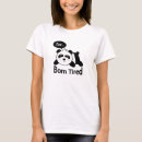 Search for panda cartoon tshirts Black and white
