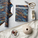 Search for navy blue and yellow wrapping paper For her