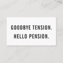 Search for goodbye tension hello pension Gag
