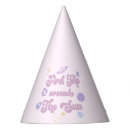 Search for purple paper party hats Girl