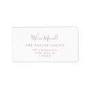 Search for at home return address labels For her