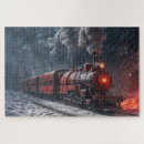 Search for train snow puzzles Winter
