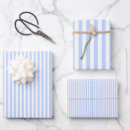 Search for pinstripe wrapping paper Blue and white
