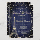 Search for navy blue diamond invitations Gold