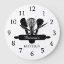 Search for black and white kitchen clocks Simple