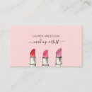 Search for lipstick business cards Professional