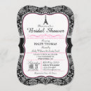 Search for damask bridal shower invitations Pattern