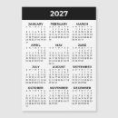 Search for year at a glance magnets Black and white