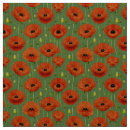 Search for red poppy fabric Nature