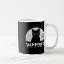 Search for black cat and the moon mugs Witchcraft