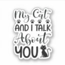 Search for talking cat stickers Kitten