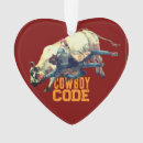 Search for bull riding christmas tree decorations Cowboy