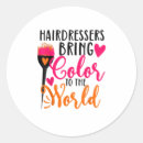 Search for hairdresser stickers Funny