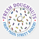 Search for baked fresh stickers Doughnut