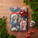 Search for catholic christmas wrapping paper Virgin mary