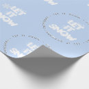 Search for snow wrapping paper Blue