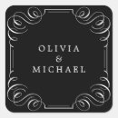 Search for black and white flourish stickers Vintage