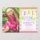 Search for bounce house birthday invitations Pastel