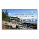 Search for coasts business cards Nature