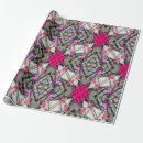 Search for black lace wrapping paper Pink