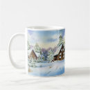 Search for winter village scene mugs Snow