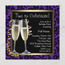 Search for purple leopard invitations Elegant