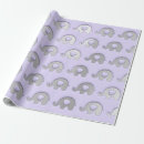 Search for elephant baby shower wrapping paper Safari