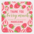 Search for berry thank you stickers Birthday party