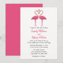 Search for pink flamingo wedding invitations Flamingos