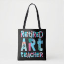 Search for art teacher tote bags Colorful