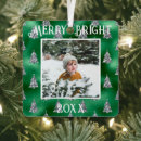 Search for silver christmas tree decorations Green