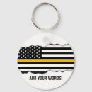 Search for dispatcher key rings Thin gold line