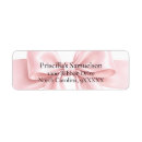 Search for pink ribbon return address labels Cute