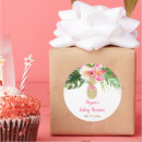 Search for tropicals stickers Tropical baby shower
