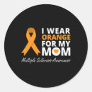 Search for orange ribbon stickers Wear