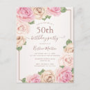 Search for pink and gold 60th birthday invitations Flowers