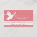 Search for dance instructor business cards Ballet