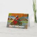 Search for red motorbikes cards For him
