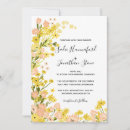Search for pink and yellow wedding invitations Boho chic