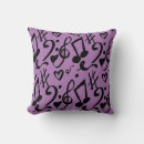 Search for music cushions Black and white