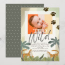 Search for tiger print birthday invitations Safari
