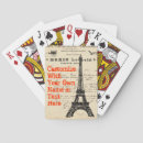 Search for eiffel tower playing cards Vintage